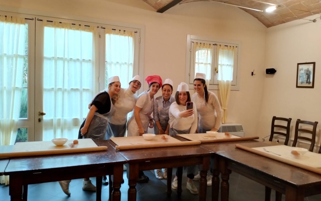 Bachelorette/Bachelor party with a tortellini-making class